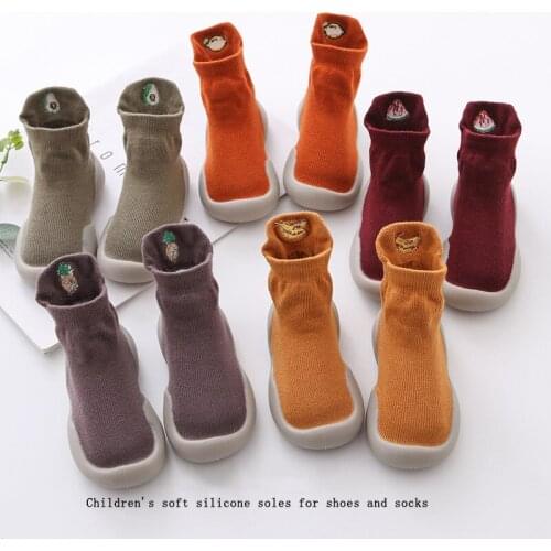 Baby Boy Shoes Baby Sock Shoes Nonslip Floor Socks Shoes Baby Girl Soft Rubber Sole Shoes Baby Toddler Sock Shoes Baby Booties