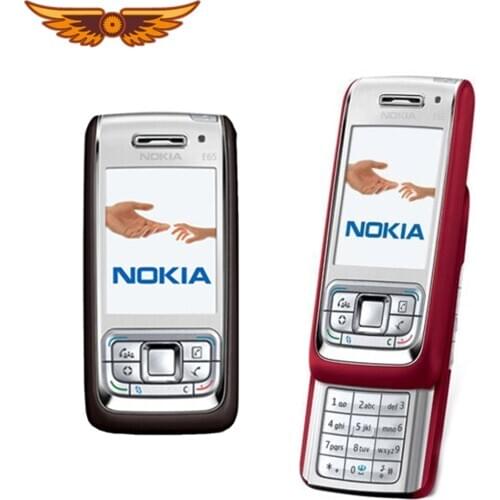 100% Original Nokia E65 GSM 2.2 Inch Symbian OS 2MP Camera Support Russian/Arabic keyboard 950mAh Unlocked Used Cellphone