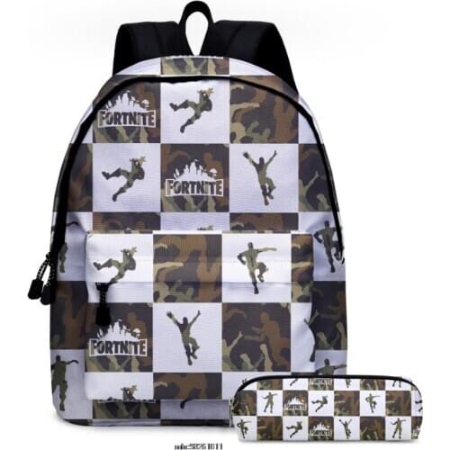 Backpack Boy Fortnite 3pcs/Set Cartoon School Bags for Teenagers Travel Outdoors Waterproof Schoolbag for Children Boy Girl Gift