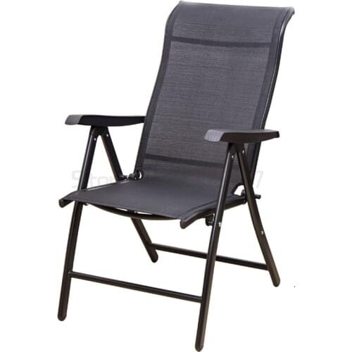 Folding chair lazy dormitory office lunch break dual-purpose armchair balcony outdoor leisure lunch couch