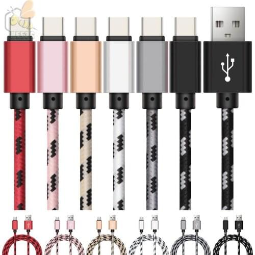 1M 3FT USB Type C A1 Mi 6 Type C Cable for Xiaomi Samsung S8 S9 Plus huawei p9 P20 pro TypeC Fast Charge USB Type-c 500pcs/lot