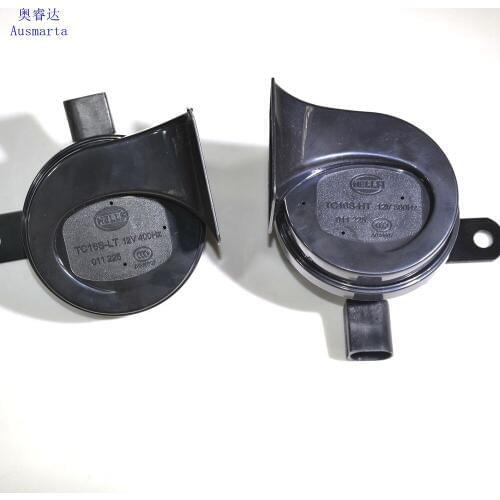 2 Pcs Automobile electric horn dual tone 12 V for Ad A6L A4 Polo Jetta mogotan new Bora caddy Octavia and Hao Rui