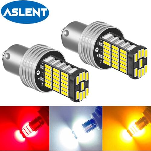 2pcs P21W Ba15s 1156 LED Bulb Canbus Bay15d 1157 P21/5W Lamp 7443 7440 3157 Car Turn Signal Light Brake Parking Reverse Lights