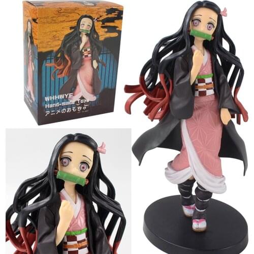20cm Demon Slayer Kimetsu No Yaiba Kamado Nezuko Decoration Figure Toys PVC Model Dolls Figurine