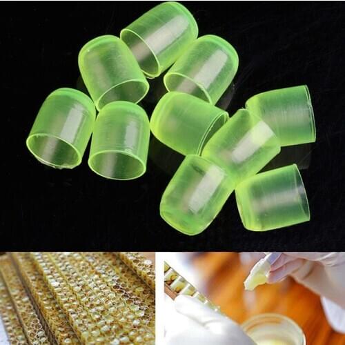 200 pcs Professional bee queen rearing base mount cleaner cell cups plastic rearing bees tools supplies Cellular Queen Bee Nest