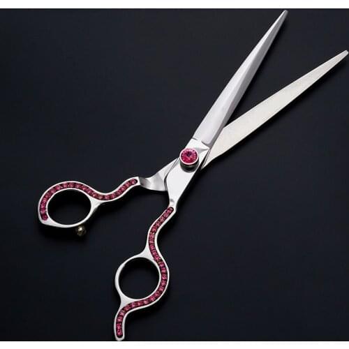 8 inch Silver 440C upscale pet grooming Professional Pet Scissors Cutting Quality Cat Dog Grooming Scissors Right Hand Shears