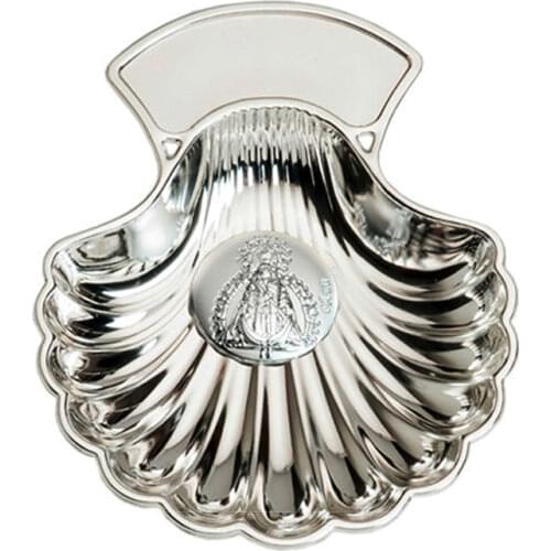 DOCOLASTRA Shell Baptismal the Virgin the US Cabeza in silver metal
