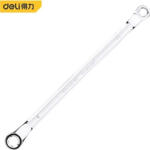 Deli Mirror Double Box Wrench5.5x7mm Handle Snap Ring Hand Wire stripper Nippers Multipurpose kits electric tools multi-function