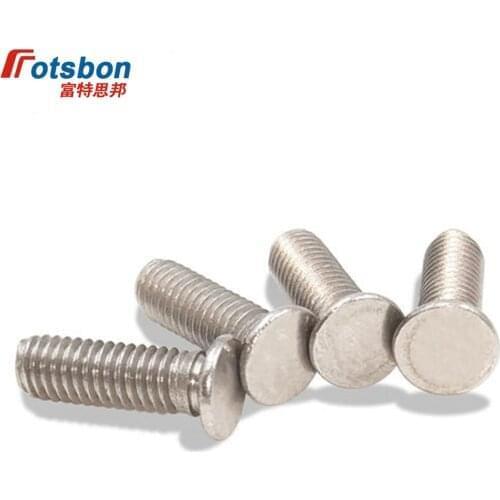 FHS-632-6 Round Head Studs Self-clinching Blind Rivet Protruding Stud Clinch PC Screw Platen Screws Sheet Metal Vis Panels PCB