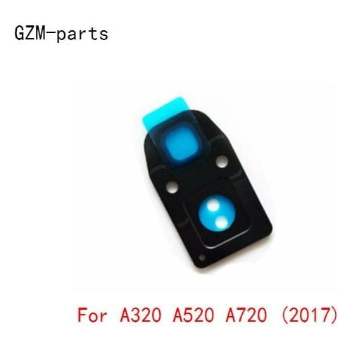 GZM-parts For Samsung Galaxy A3 A320/A5 A520/A7 A720 2017 VER Rear Back Camera Lens Glass Cover with Frame