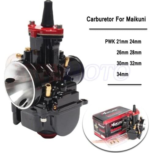 Motorcycle universal 21mm 24mm 26mm 28mm 30mm 32mm 34mm PWK Carburetor Carburador For MAIKUNI 2T 4T engine scooter UTV ATV