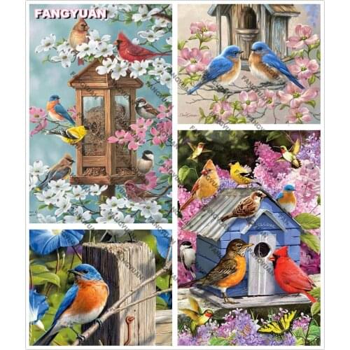5D Diy Diamond Embroidery Animals Picture of Rhinestone Diamond Painting Bird Full Square Cross Stitch Kits Diamond Mosaic Home
