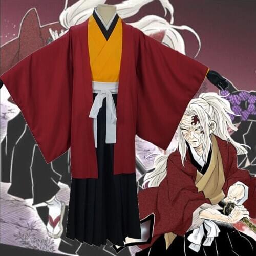 Anime Comic Demon Slayer Kimetsu no Yaiba Cosplay Costumes Keikoku Enichi Cosplay Costume Japanese Kimono Uniforms Clothes