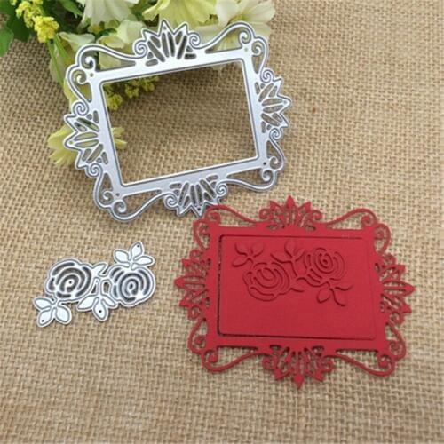Lace square Metal Cutting Dies Stencil for DIY Scrapbooking Album Embossing Paper Cards Deco Crafts Die Cuts