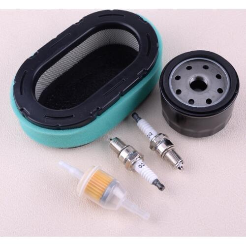 LETAOSK Air Filter Oil Filter Fuel Filter Spark Plug Fit For Kohler KT735 KT740 KT725 KT715 Engine 32 083 09-S