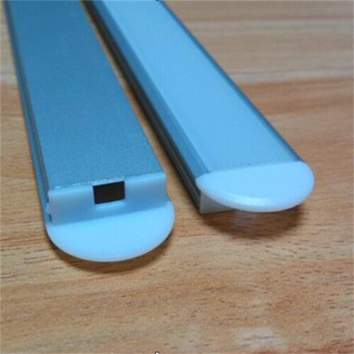 Free shipping Hot Selling LED Aluminum Profile with PC Cover and end caps for Cabinet Wardrobe LED Linear Light Aluminum Channel