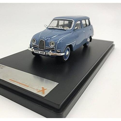 Diecast 1:43 Sale SAAB 95 1961 Classic Passenger Car Alloy Simulation Car Model Collection Decoration Gifts Kids Toys Boys