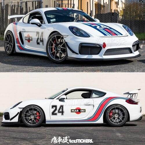 Car stickers FOR Porsche 911 Cayman GT4 body appearance personalized custom racing special decal film
