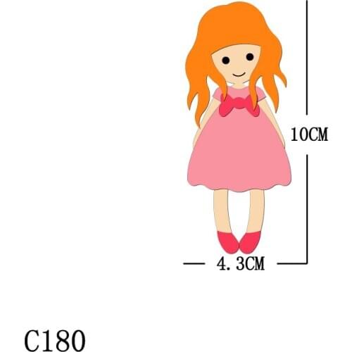 New girl Wooden die Scrapbooking C-180 Cutting Dies Compatible with most die cutting machines