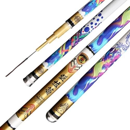 CJ New Style Taiwan Fishing Rod 19 tune power 5H pole 3.6--7.2 Meter Light Hard long sections Fishing Rod free shipping