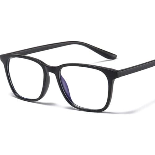 80116 TR90 Anti-blue Light Retro Square Glasses Frame Men Women Optical Fashion Computer Eyeglasses