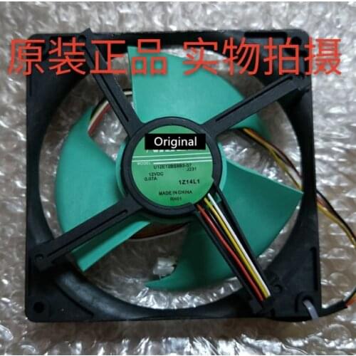 Original 100% working cooling fan U12E12BS8B3-57 J231 vs U12E12BS8F3-57 12V 0.07A Waterproof Silent Cooling Fan