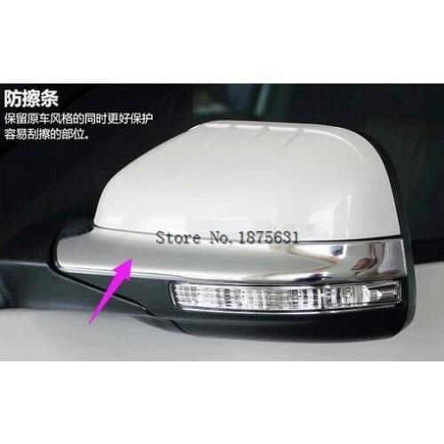 2pcs rear view side door mirror cover trim For ford Explore 2011 2012 2013 2014 2015 2016 2017