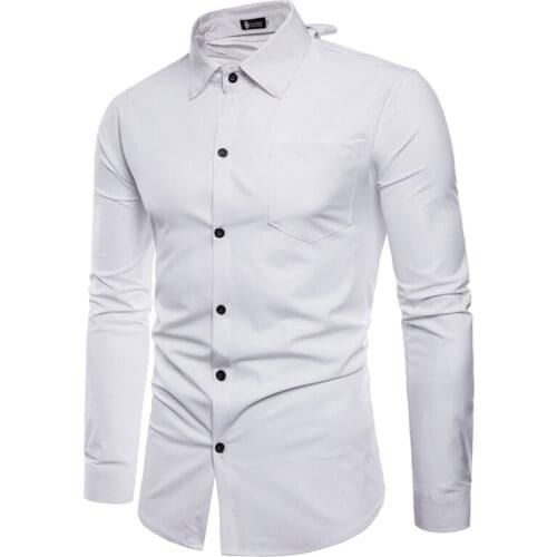 Exaggerated Unique before and after Double-Sided Design Long Sleeve Mens Shirt Lapel Single-Breasted Party Top Stage Clothing