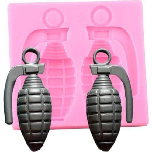 3D Bomb Craft Soap Silicone Mold DIY Party Fondant Molds Cake Decorating Tools Candy Chocolate Gumpaste Polymer Clay Resin Mould