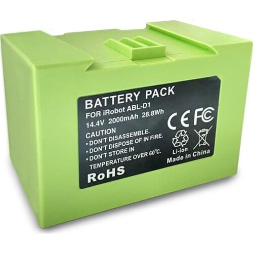 Replacement ABL-D1 Battery for iRobot Roomba Vacuum Cleaner e Series e5 e6 and i Series i7 i7+ i8 7150 7550 e5150 e5152 4624864