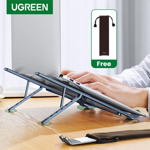 UGREEN Laptop Stand Holder For Macbook Air Pro Foldable Aluminum Tablet Stand Laptop Notebook Support Macbook Pro Computer Stand