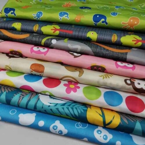 Waterproof Poly Fabric Transparent Coating 210T Soft Table Cover Decoration Booth Background