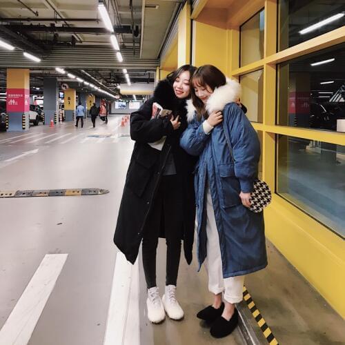 2020 Winter Jacket Women Parka Femme Long Coat Woman Korean Hooded Parkas Jacket Women Chaqueta Mujer 8821 YY1238