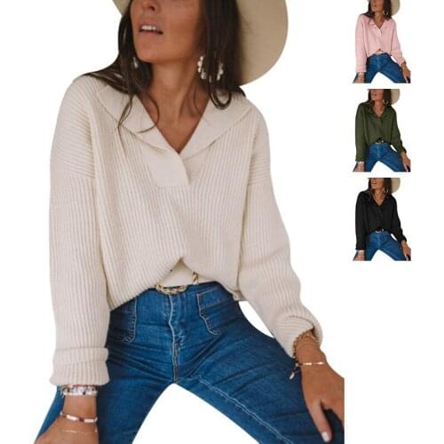 Long Sleeve Woman Sweaters Knitted Pullover Women Spring Autumn Sweater Winter Tops For Women Black White Jumper