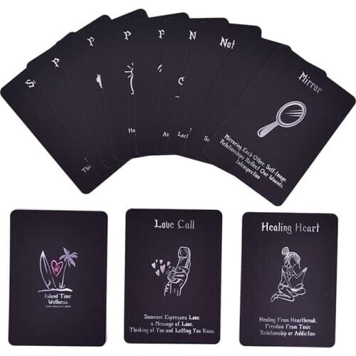 1set New Hot Sale Island Time Wellness Love Oracle Cards Tarot Card Divination Cards Geistes Blitz Geistesblitz Board Game