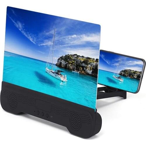 2021 New Mobile Phone Screen Magnifier 3D Enlarger Magnifying Video Amplifier Projector Bracket Desktop Holder Stand For Phone