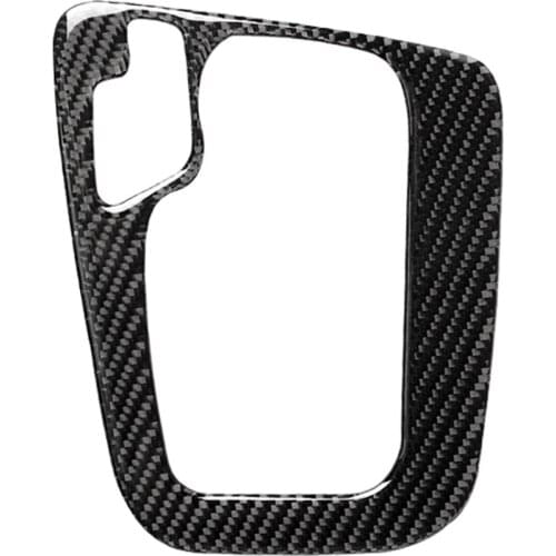 5D Carbon Fiber Car Gear Shift Box Panel Cover for BMW 3 Series E46 1998-2005 Auto Shift Lever Frame Decal Sticker Trim Interior