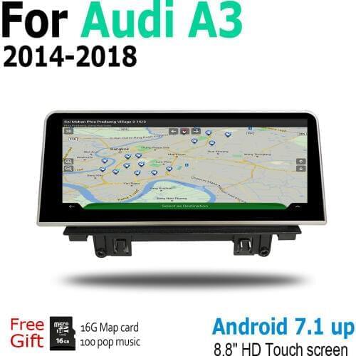 Car Android For Audi A3 8V 2014~2018 MMI Touch Screen Radio Audio Multimedia Player Stereo Display navigation GPS Navi Map