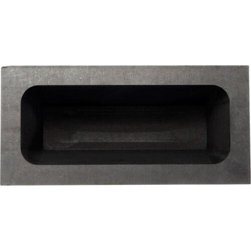 Uclio 85 Oz Gold Large Graphite Ingot Mold Melting Casting Refining Scrap Bar Crucible