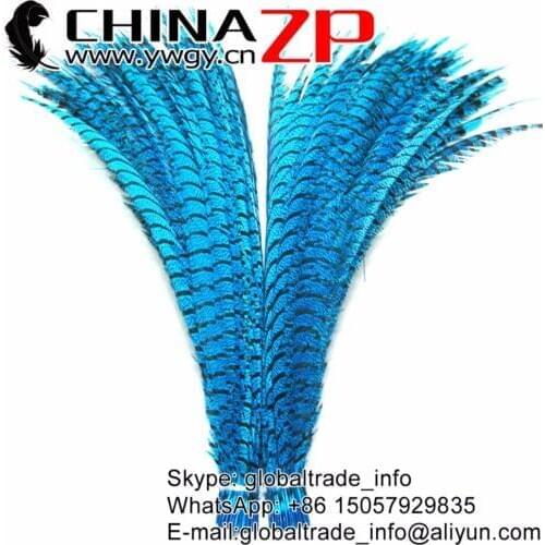 CHINAZP 35~40"(87~100cm) Super Long Size Lime Green Dyed Zebra Lady Amherst Pheasant Tail Feathers Carnival Showing Sale Express