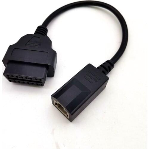 Diagnostic Connector 3 Pin OBD1 To 16Pin Adapter Cable Wire OBD2 OBDII For Honda