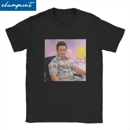 Gibby Say Don't Give Up T Shirt Men Womens Novelty T-Shirt Round Collar Icarly Meme Tee Shirt Short Sleeve Clothes Plus Size