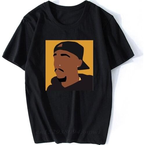 Tupac Shakur 2Pac T Shirt Hip Hop Print T-Shirt Short Sleeve Basic Tee Rap Punk Shirt Beach Funny Streetwear Tee Shirts