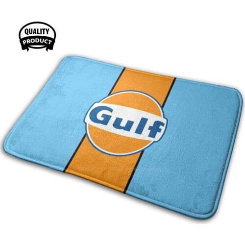 Gulf Racing Comfortable Door Mat Rug Carpet Cushion Gulf Gulf Racing Gt40