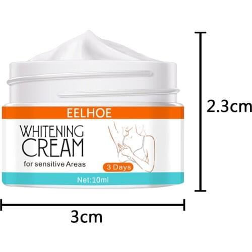 Hot Underarm Whitening Cream Skin Whitening Bleaching Cream Underarm Dark Skin Whitening Body Lotion 10ml