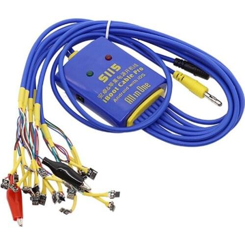 Multi-Purpose Phone Power Test Cable with Alligator Clip DC Power Supply Testing Tool Phone Current Test Cable for Android IOS