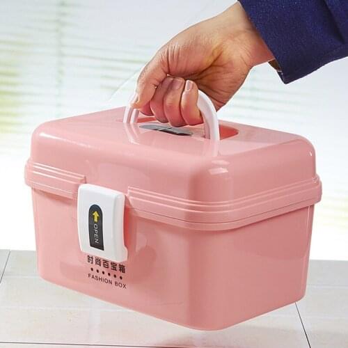 Multifunctional Portable Mobile Family Medicine Box jewerly organizer mask for face women mascarrillas