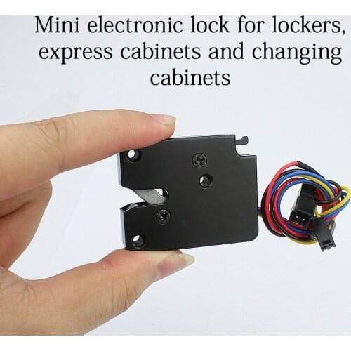 DC Small electric control lock locker door lock 3V5V12V mini electronic lock unmanned vending machine lock locker electric lock