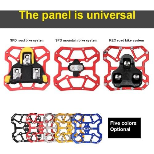 1 Pair/2pcs MTB Road Bike Lock Flat Pedal Converter Set Aluminum Alloy Bicycle Clipless Pedal Platform Adapters For Shimano SPD