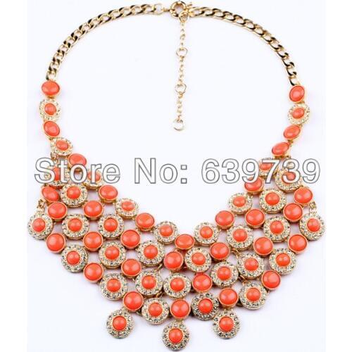 Argentina Gold Color Red Relationship Necklaces